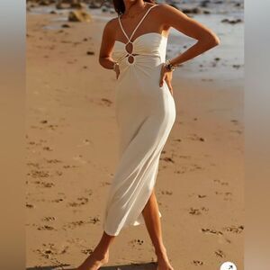 LSPACE Ellery Halter Cutout Dress